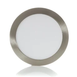 EGLO connect LED uppoasennusvalaisin Fueva-C, Ø 22,5 cm, nikkeliä