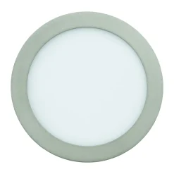 EGLO connect LED uppoasennusvalaisin Fueva-C, Ø 22,5 cm, nikkeliä