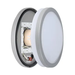 EGLO connect Locana-C LED-ulkoseinävalaisin hopea