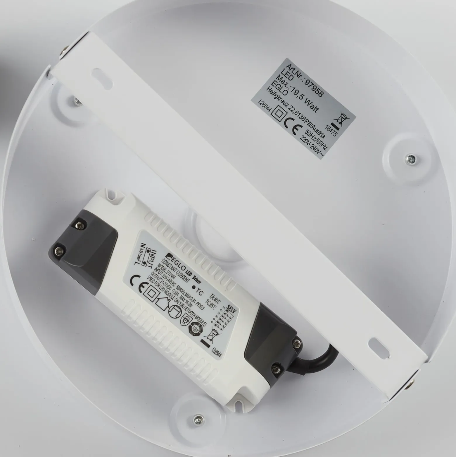 EGLO connect Sarsina-C -LED-kattovalaisin, 30 cm
