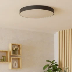 EGLO connect Smart LED-kattovalaisin Gallizzi-Z, musta, Ø69cm