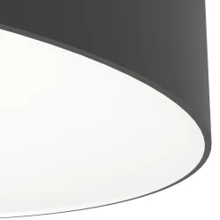 EGLO connect Smart LED-kattovalaisin Gallizzi-Z, musta, Ø69cm