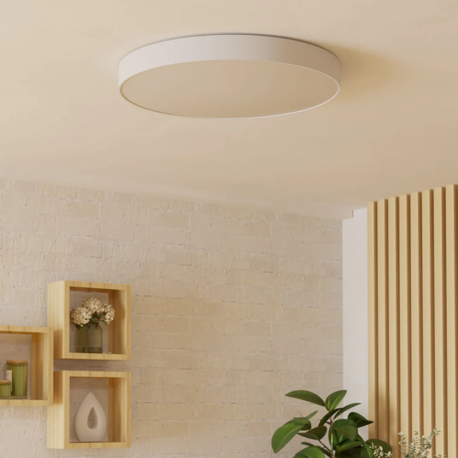 EGLO connect Smart LED-kattovalaisin Gallizzi-Z, valkoinen, Ø69cm