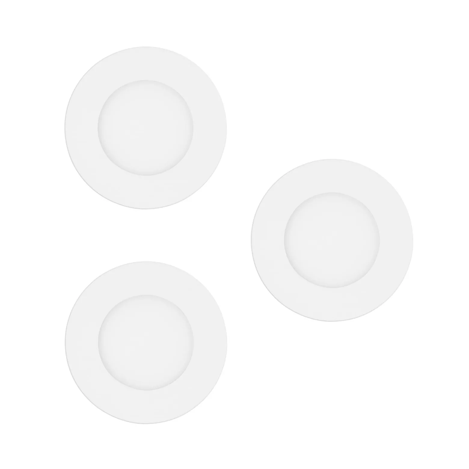 EGLO connect Smart LED-uppovalaisin Fueva-Z, valkoinen, 3 kpl:n sarja
