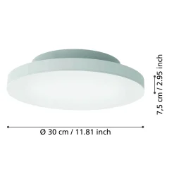 EGLO connect Turcona-Z LED-kattovalaisin Ø 30 cm