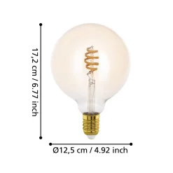 EGLO connect-z E27 G125 LED-globe 5,5W 400lm CCT