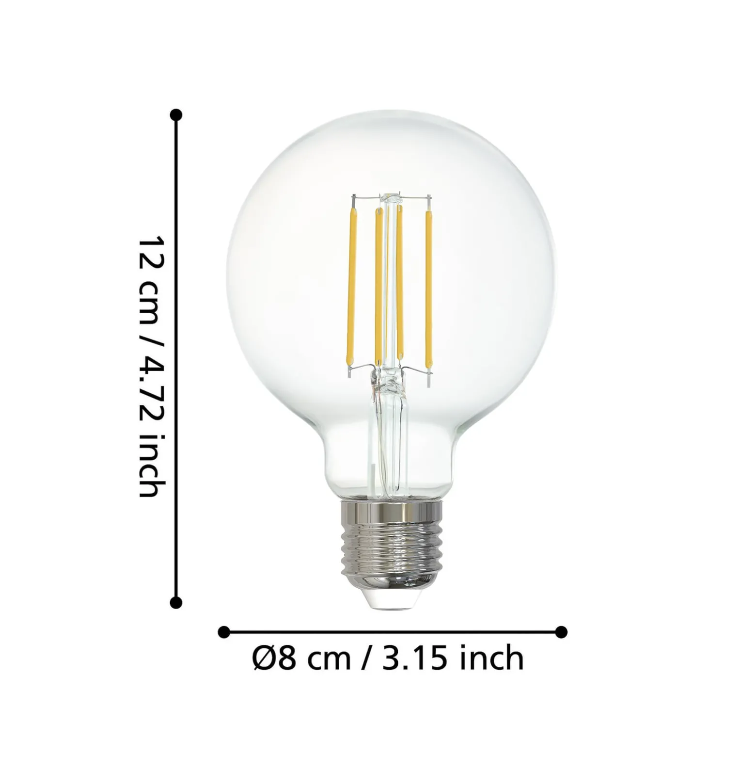 EGLO connect-z E27 G80 LED-globe 6W 806lm 4000K