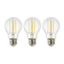 E27 LED-filamenttilamppu 7W 806lm 2700K kirkas 3x
