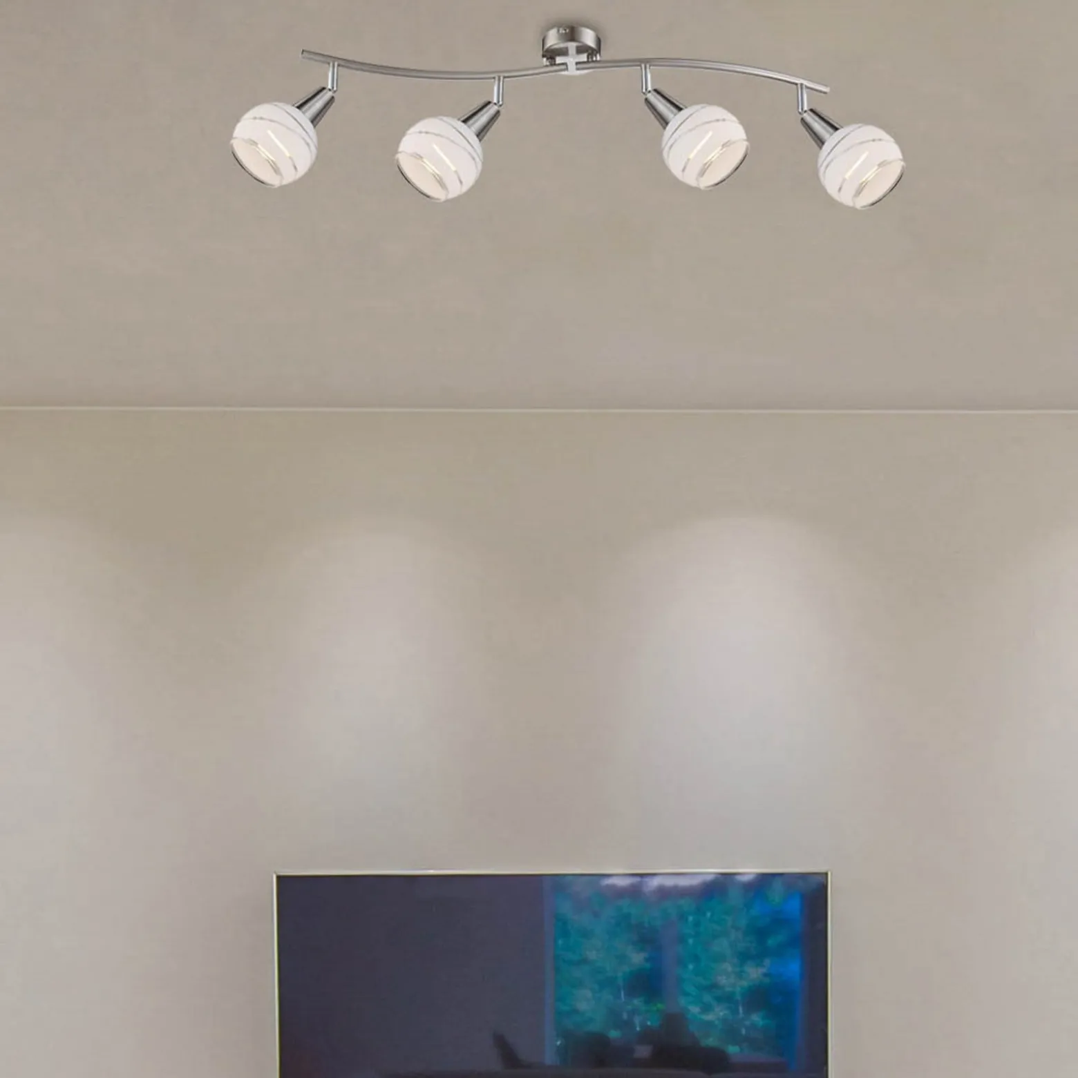 Elliott kattovalaisin, matta nikkeli, pituus 70 cm, metallia