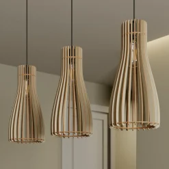 Envostar Furn riippuvalaisin, koivuvaneri, 3fl