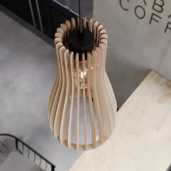 Envostar Furn riippuvalaisin, koivuvaneri, 1fl