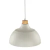 Envostar Kaitt-riippuvalaisin, beige, Ø 34 cm, puuosat