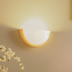 Envostar Kris seinälamppu leveys 27,5 cm mänty luonnonväri