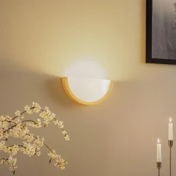 Envostar Kris seinälamppu leveys 27,5 cm mänty luonnonväri