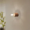 Envostar Peach Puff -seinävalaisin, lieriö, puuta