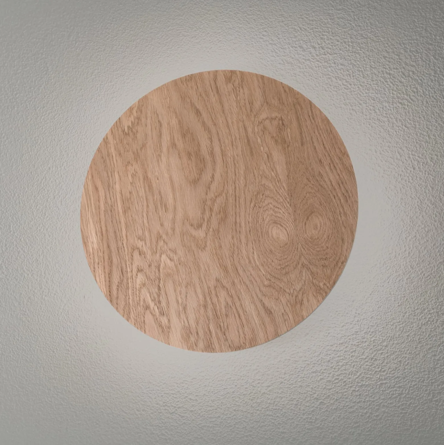 Envostar seinävalaisin Rito, vaalea puu, Ø 30 cm