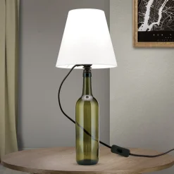 E27-pidin BOTTLE, musta kaapeli, pituus 200 cm