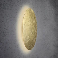 Escale Blade -LED-seinävalaisin, lehtikulta Ø79 cm