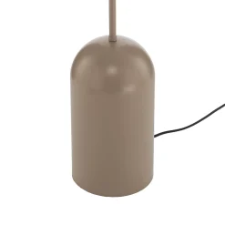 Etno LP4 -lattiavalaisin, beige, lasi/teräs, korkeus 140 cm, G9