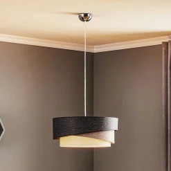 Euluna Kobo riippuvalaisin, grafiitti/harmaa/valkoinen