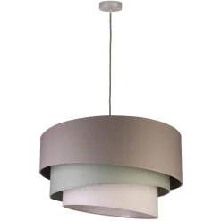 Euluna Trio riippuvalo beige/akvamariini/ecru Ø45cm