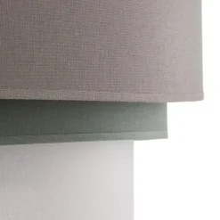 Euluna Trio riippuvalo beige/akvamariini/ecru Ø45cm