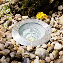 EVN Erizo LED upotettu lattiavalaisin Ø 22cm 24W