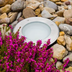 EVN Erizo LED upotettu lattiavalaisin Ø 18cm 12W