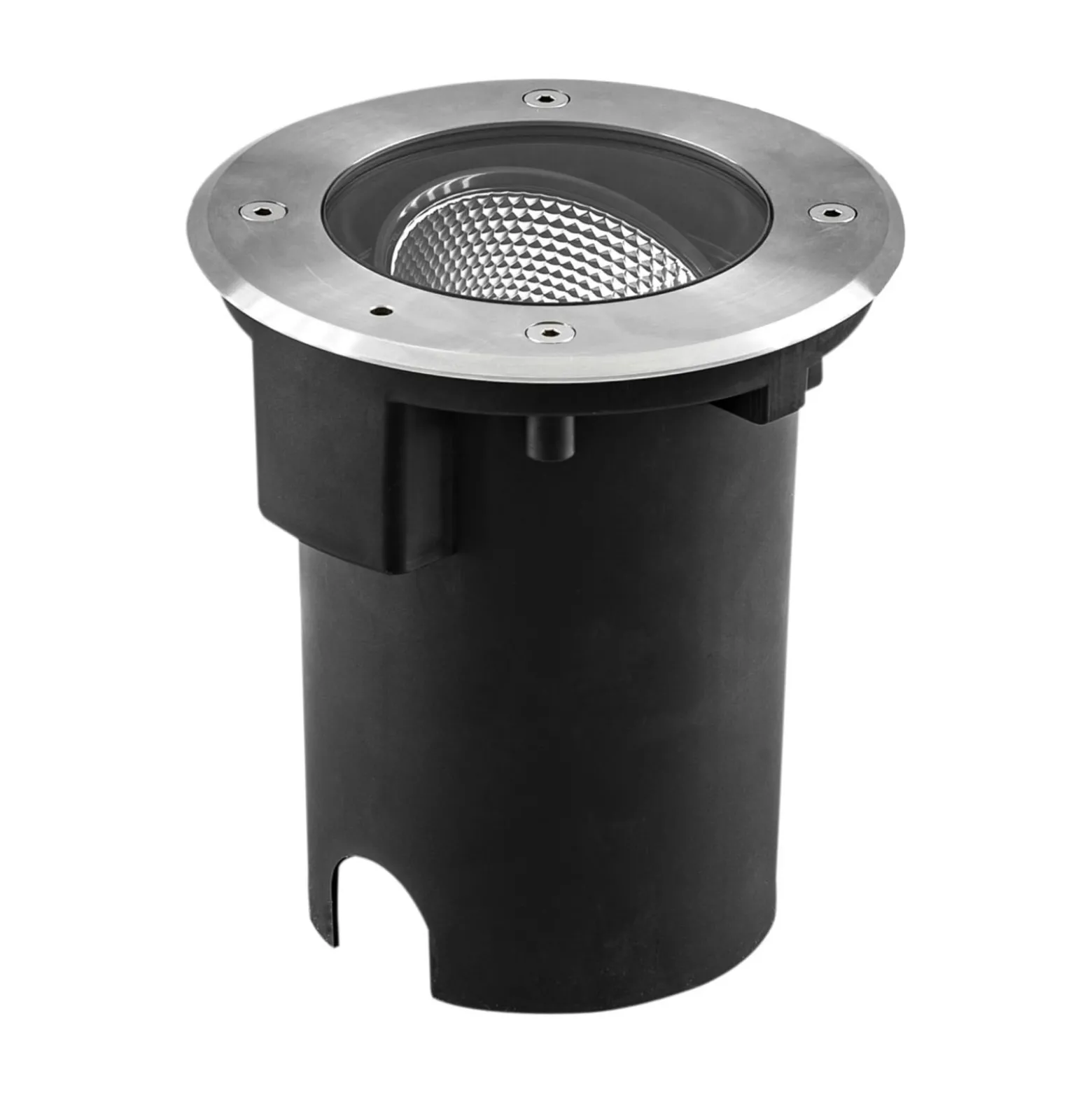 EVN Pentola LED-uppovalo Ø 18cm ruostumaton teräs