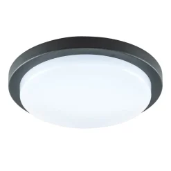 EVN Tectum -LED-ulkokattovalo pyöreä, Ø 24,6 cm