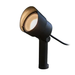 EXPLORER-LED-maapiikkikohdevalo, tummanharmaa, Ø 9 cm, IP54