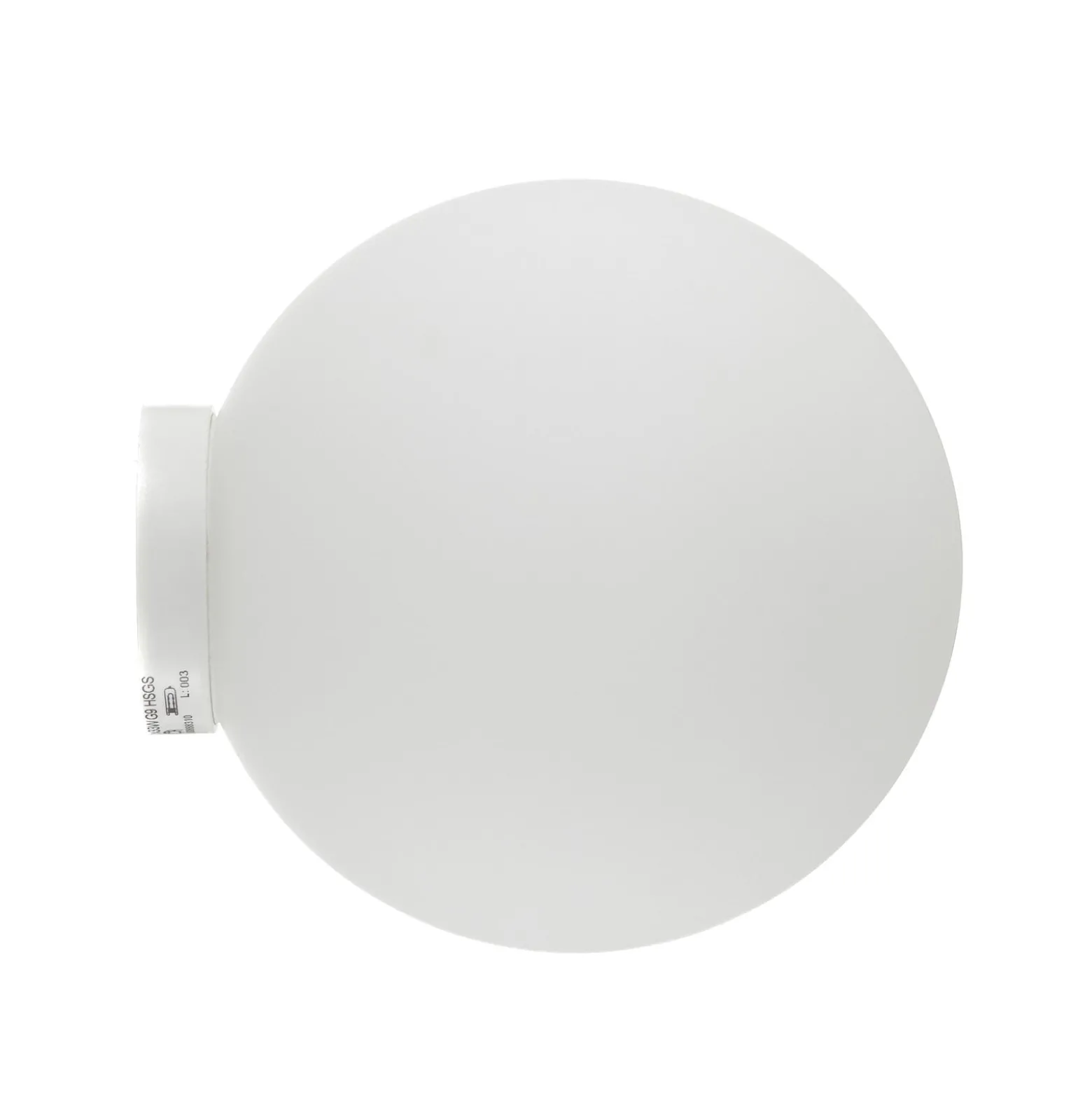 Fabbian Lumi Sfera -seinävalaisin lasia, Ø 14 cm