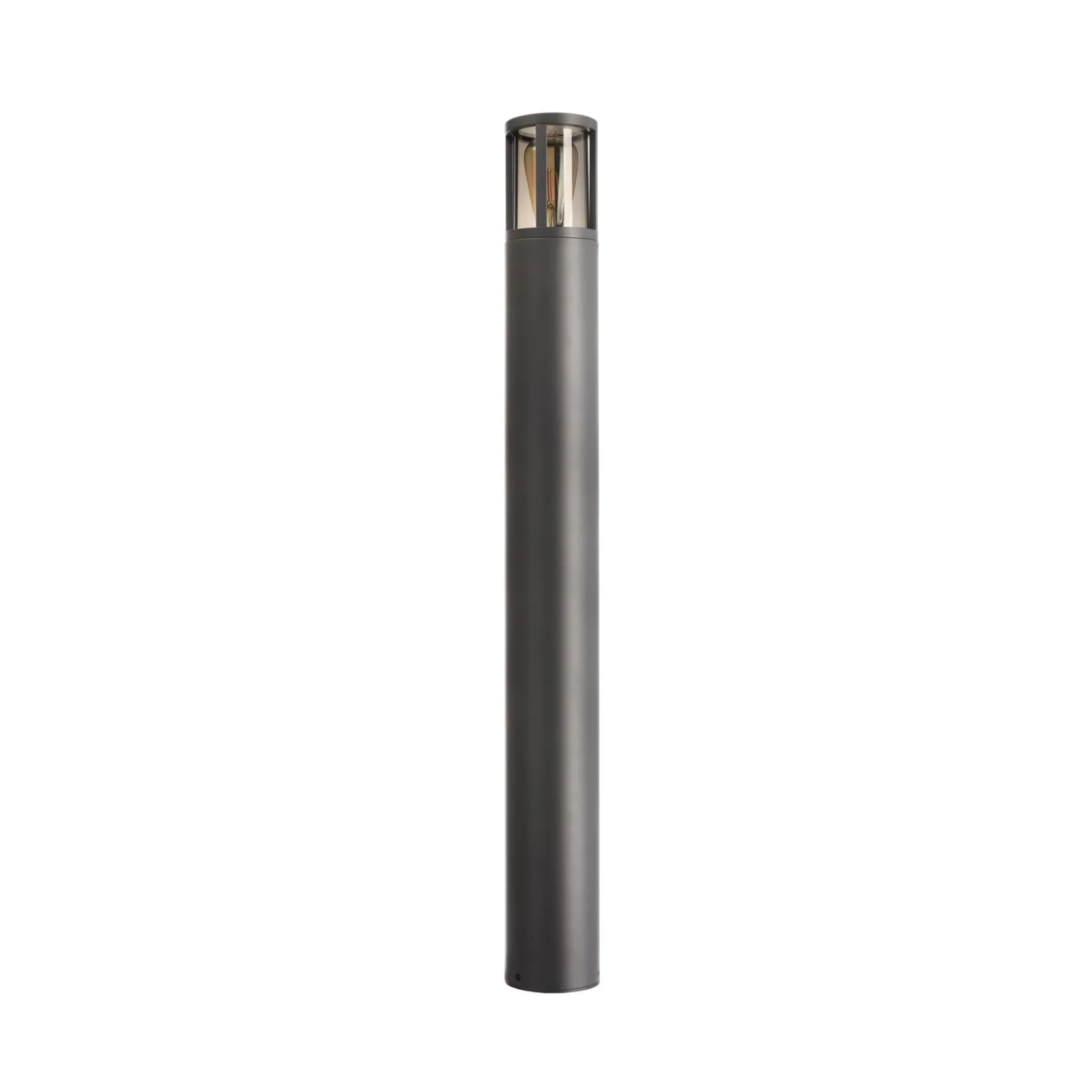 Facado II pylväsvalaisin, korkeus 100 cm, harmaa/savu, Ø 11 cm IP65