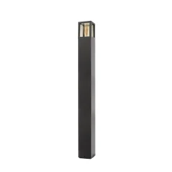 Facado II pylväsvalaisin, korkeus 100 cm, harmaa/savu 11 x 11 cm IP65