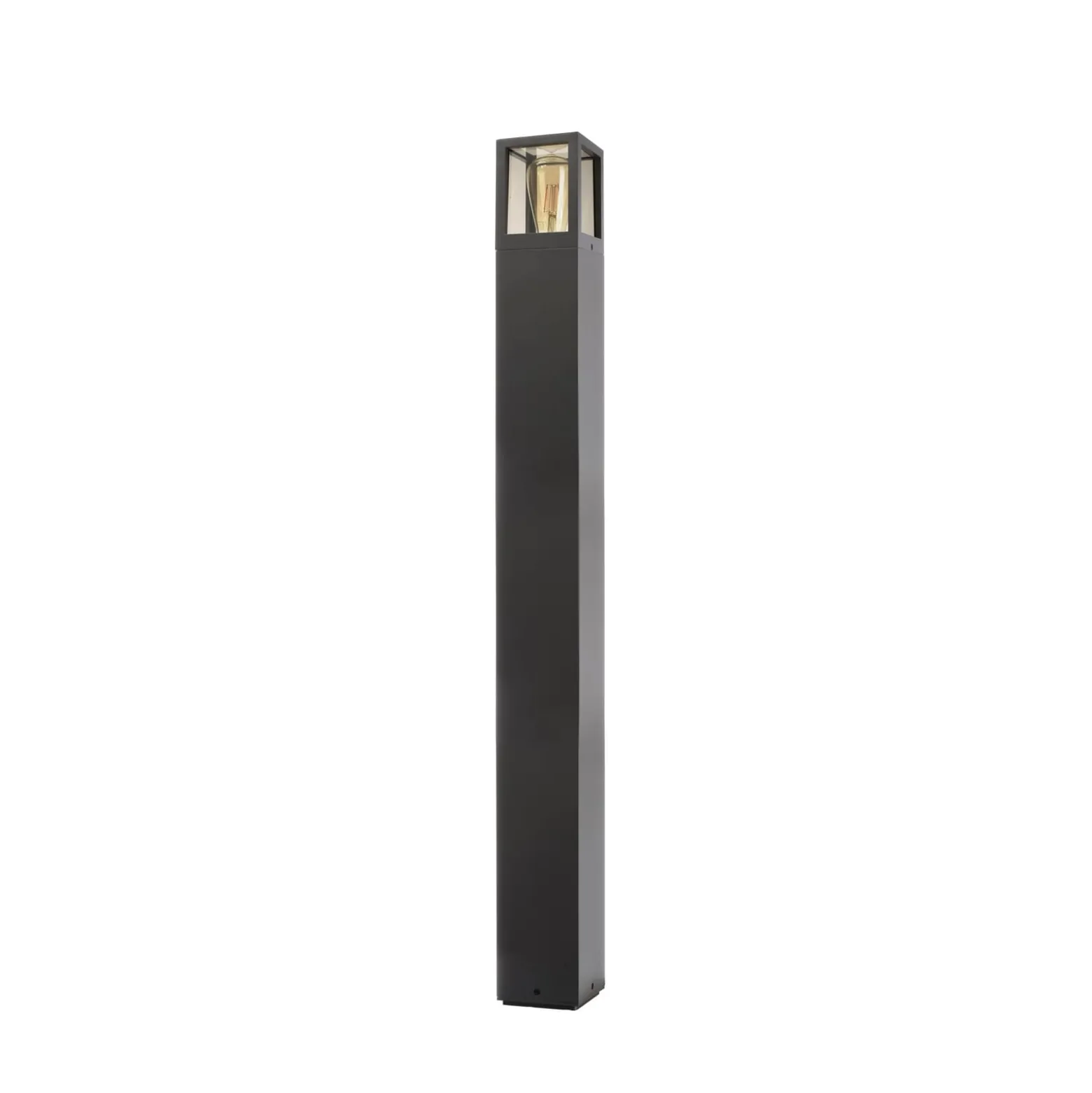 Facado II pylväsvalaisin, korkeus 100 cm, harmaa/savu 11 x 11 cm IP65