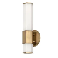 Facet Single kylpyh. LED-seinälamppu 3000K messink