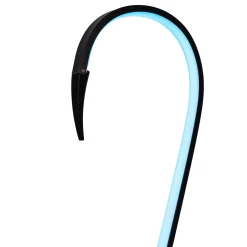 Flamingo LED-lattiavalaisin, musta, RGB, terästä, korkeus 127 cm