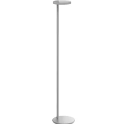 FLOS Oblique Floor LED-lattiavalaisin, 927, harmaa