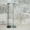 FLOS Oblique Floor -LED-lattiavalo 927 USB salvia