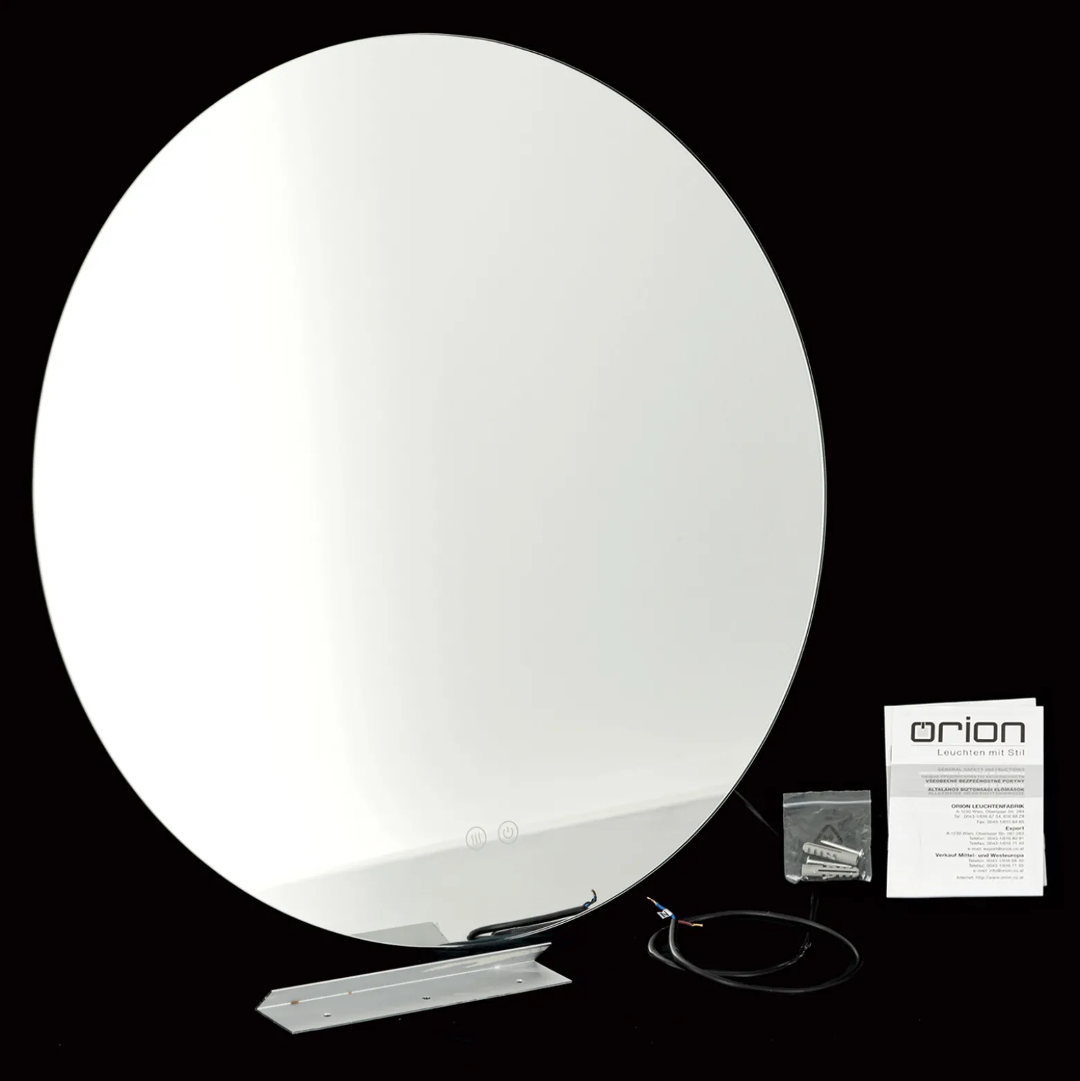 Focus LED-peili, Ø 60 cm, CCT, huurtumisenesto, kosketushimmennin