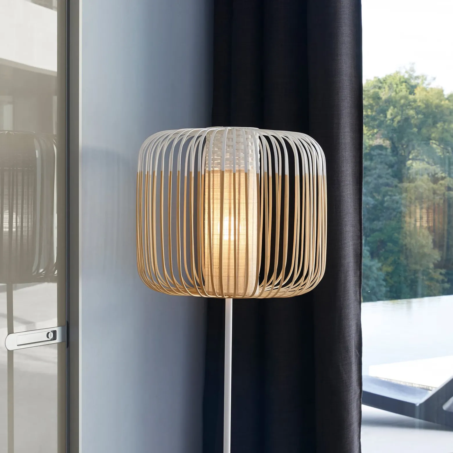 Forestier Bamboo Light -lattiavalo valkoinen