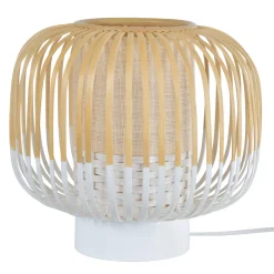 Forestier Bamboo Light S pöytävalaisin 24 cm valkoinen
