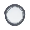 Forlight LED-seinävalaisin Creu, Ø 17 cm, musta, muovia