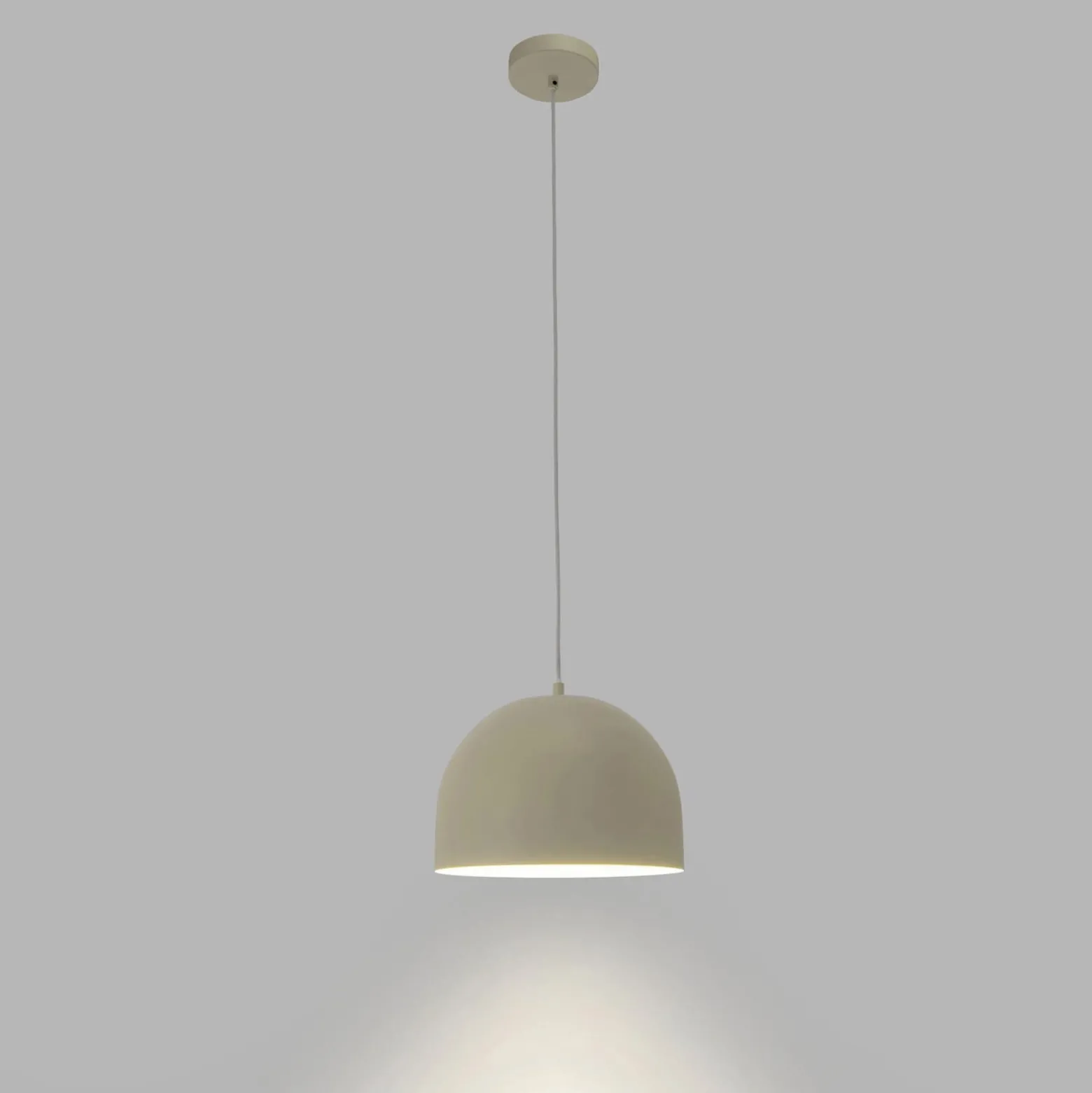 Forlight riippuvalaisin Fres, beige, teräs, Ø 30 cm