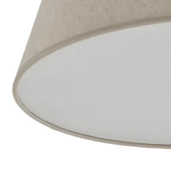 Formo-kattovalaisin, beige, pellava, Ø 38 cm, E27