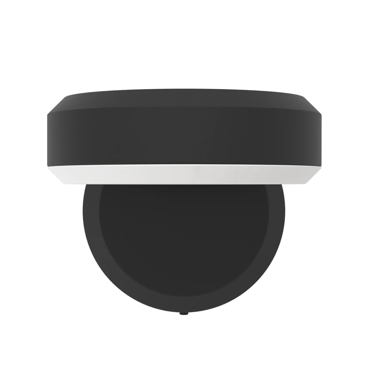 Fornaci-LED-ulkoseinälamppu, musta, leveys 16 cm, metallia
