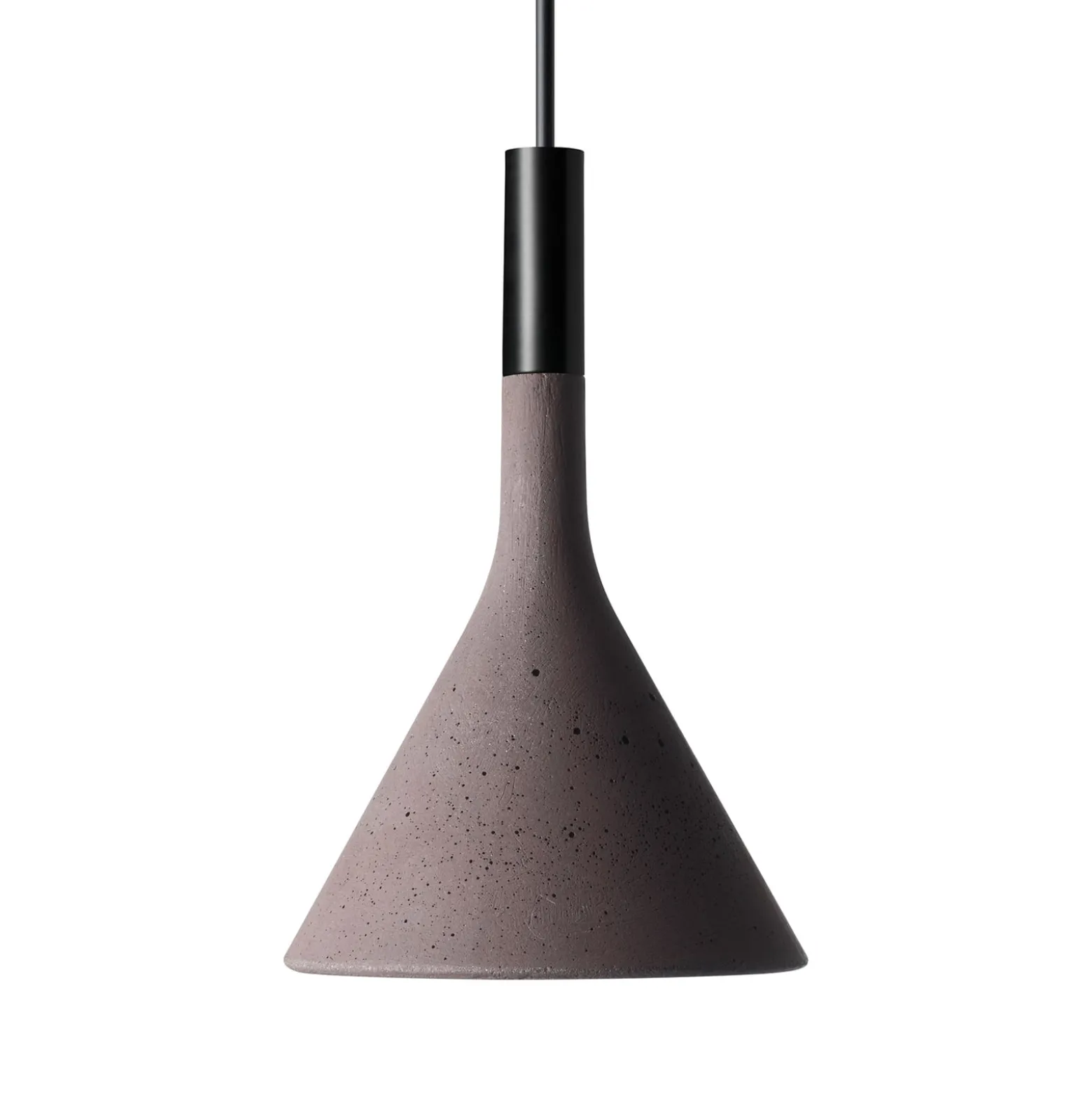 Foscarini Aplomb Mini -riippuvalaisin, betoni, ruskea