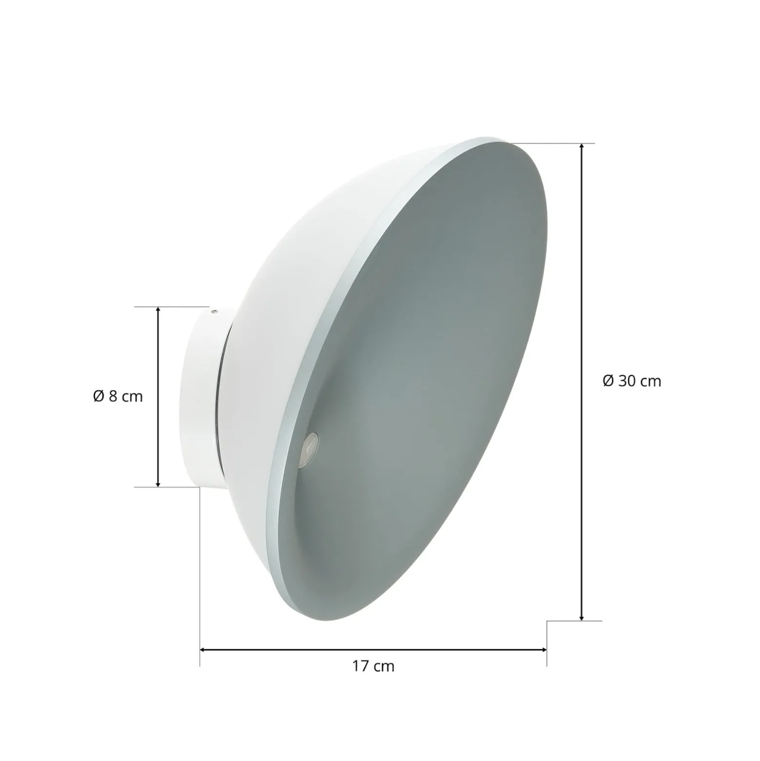 Foscarini Beep grande LED-seinävalaisin, 30 cm