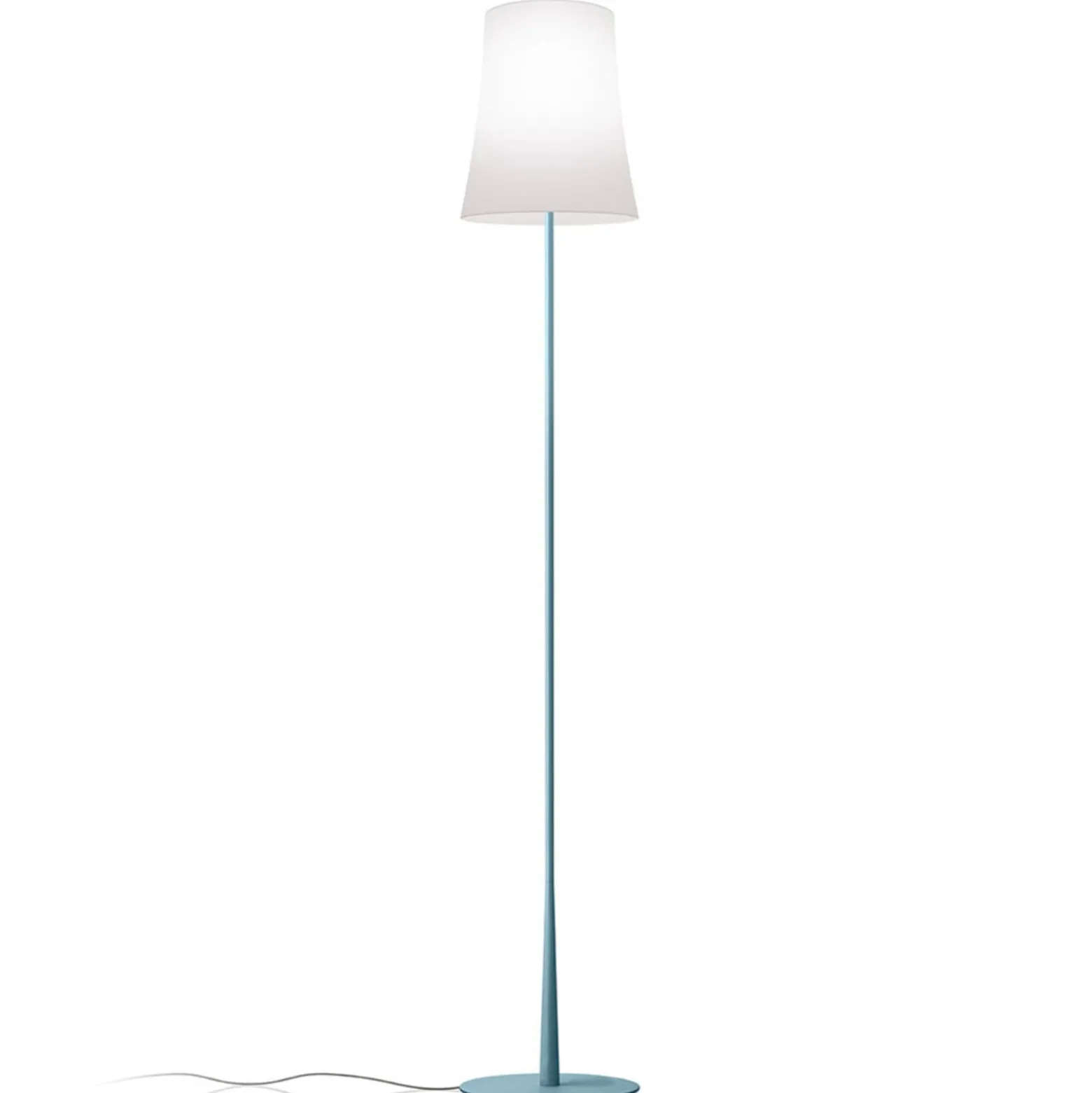 Foscarini Birdie Easy -lattiavalo, vaaleansininen