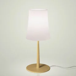 Foscarini Birdie Easy pöytävalaisin hiekankeltainen